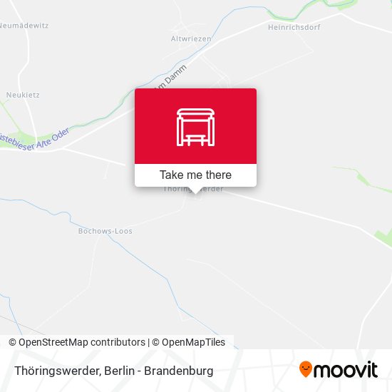 Thöringswerder map