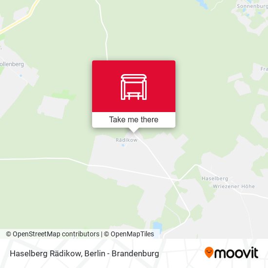 Haselberg Rädikow map