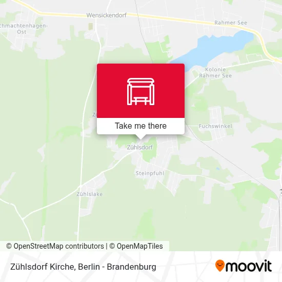 Zühlsdorf Kirche map