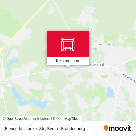 Biesenthal Lanker Str. map
