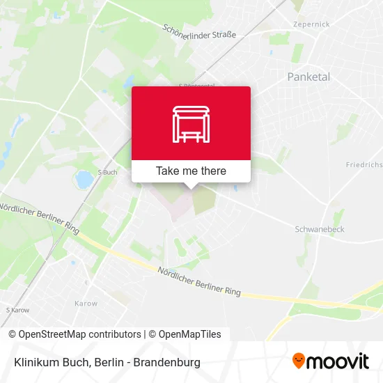 Карта Klinikum Buch