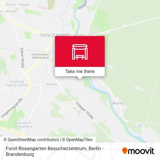 Forst Rosengarten Besucherzentrum map