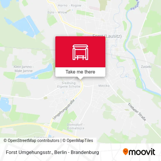 Карта Forst Umgehungsstr.