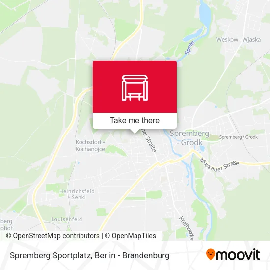 Карта Spremberg Sportplatz