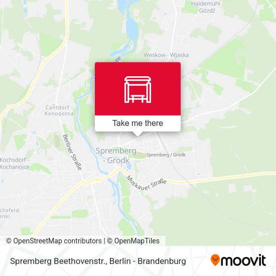 Карта Spremberg Beethovenstr.