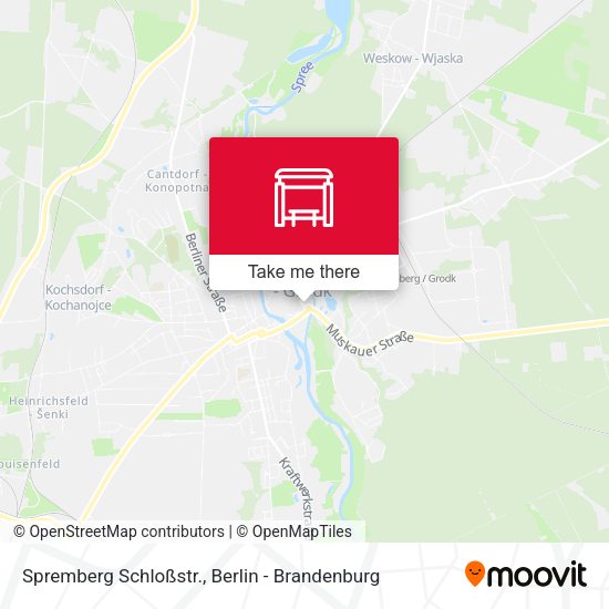 Карта Spremberg Schloßstr.