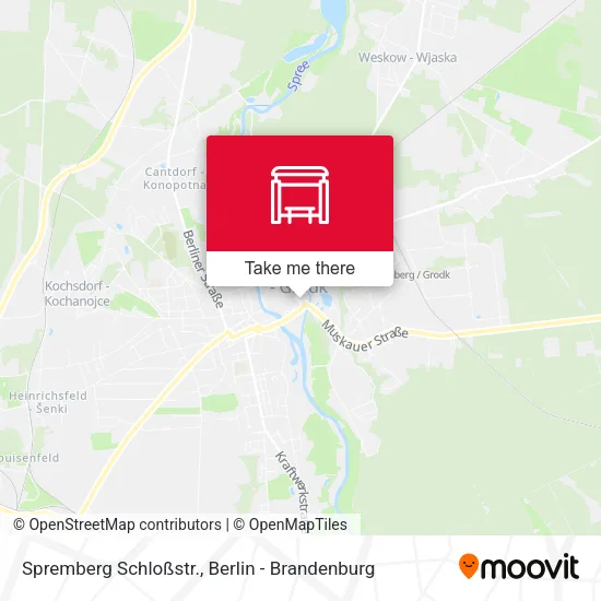 Карта Spremberg Schloßstr.
