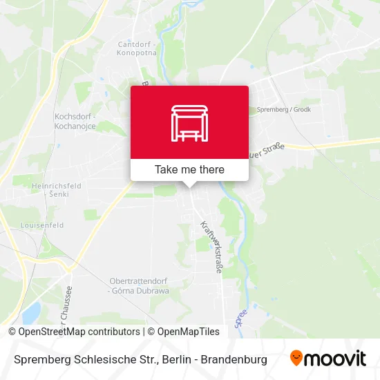 Карта Spremberg Schlesische Str.