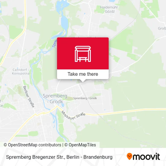 Карта Spremberg Bregenzer Str.