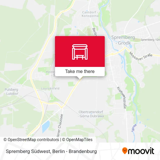 Карта Spremberg Südwest