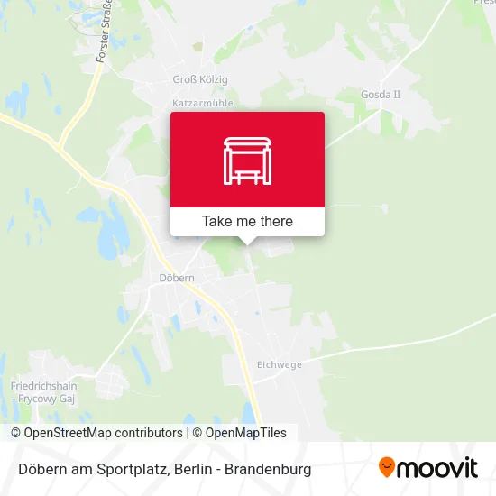 Карта Döbern am Sportplatz