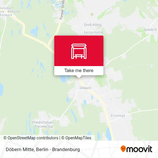 Döbern Mitte map