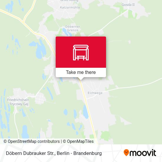 Карта Döbern Dubrauker Str.