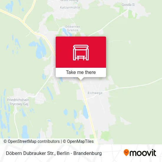 Карта Döbern Dubrauker Str.