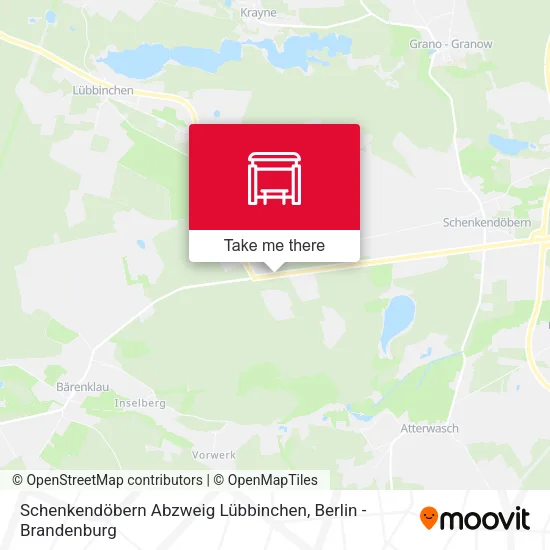 Карта Schenkendöbern Abzweig Lübbinchen
