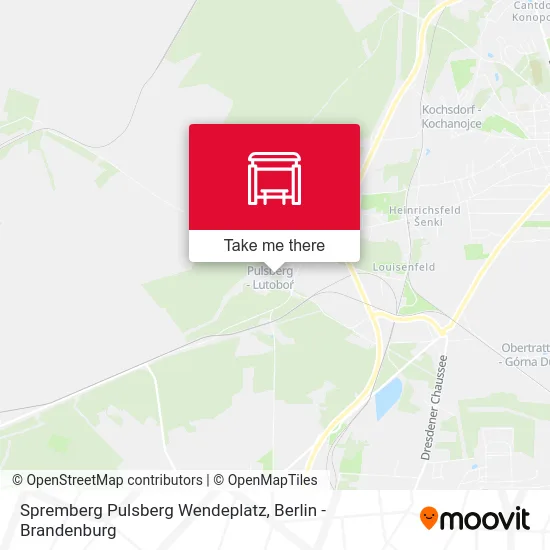 Spremberg Pulsberg Wendeplatz map