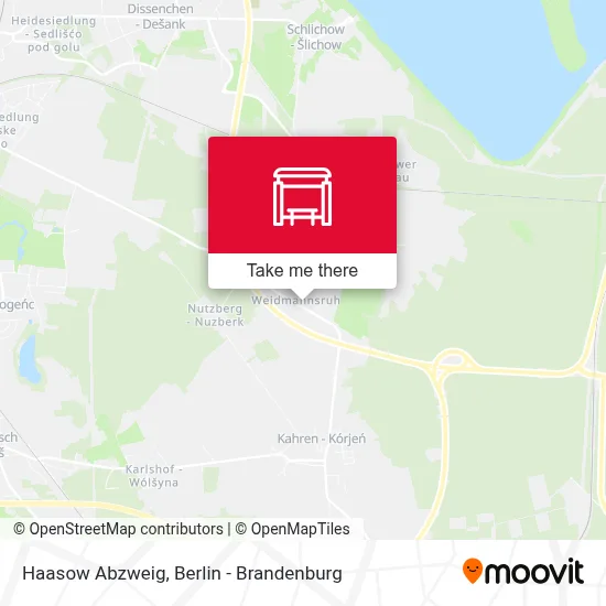 Haasow Abzweig map
