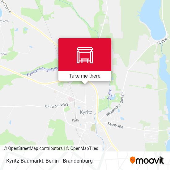 Карта Kyritz Baumarkt