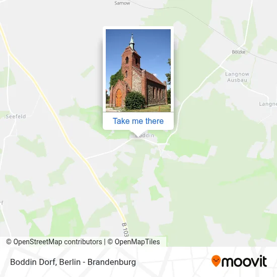 Boddin Dorf map