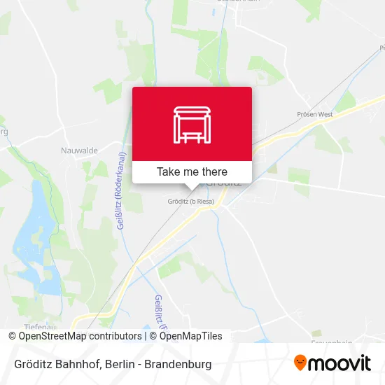 Gröditz Bahnhof map