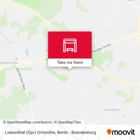 Liebenthal (Opr) Ortsmitte map