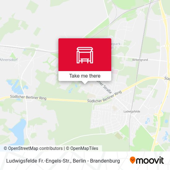 Карта Ludwigsfelde Fr.-Engels-Str.