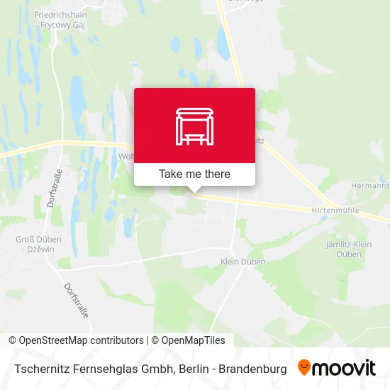 Tschernitz Fernsehglas Gmbh map