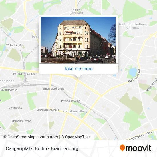 Caligariplatz map