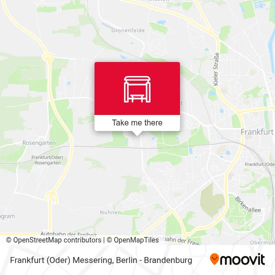 Frankfurt (Oder) Messering map