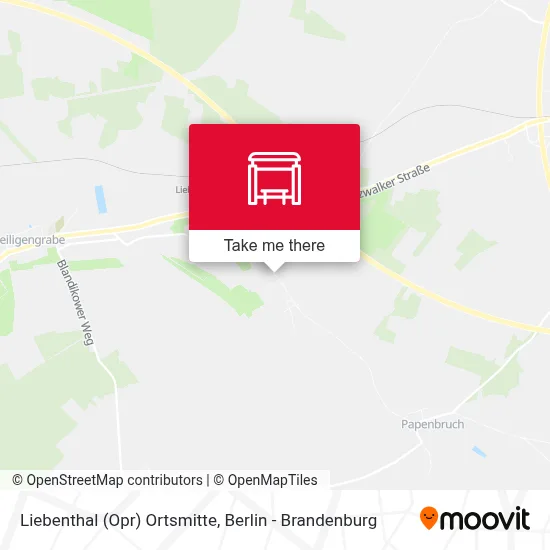Liebenthal (Opr) Ortsmitte map