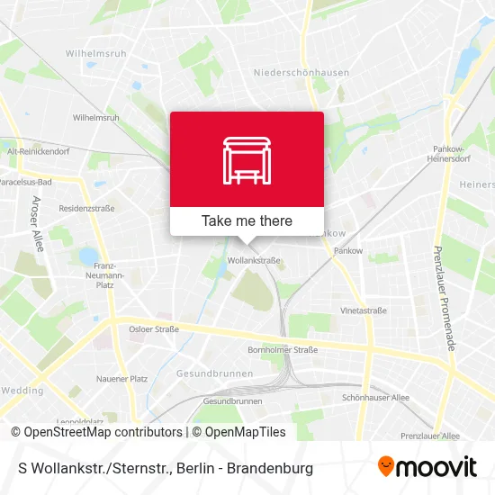 S Wollankstr./Sternstr. map