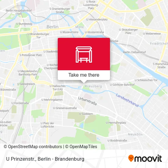 U Prinzenstr. map