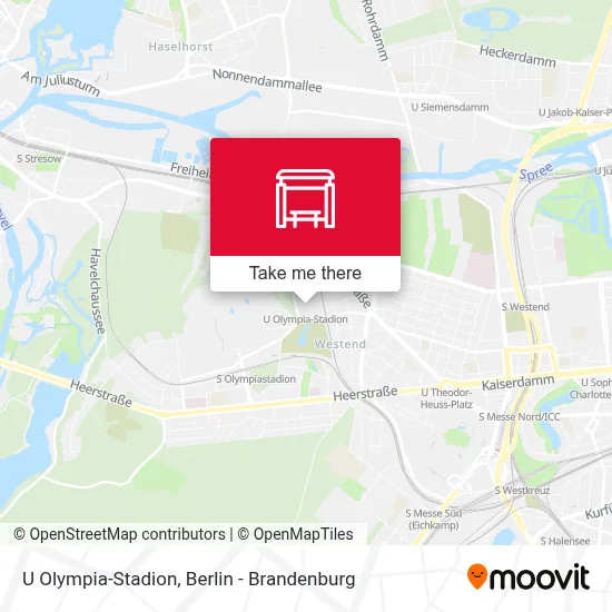 U Olympia-Stadion map