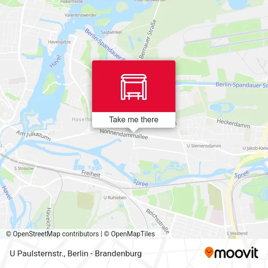 U Paulsternstr. map