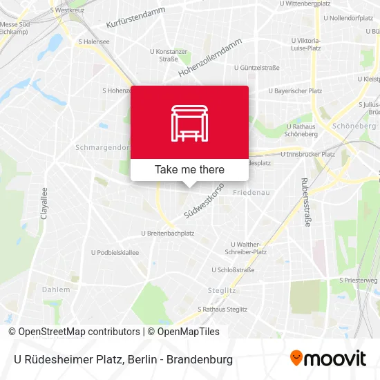 Карта U Rüdesheimer Platz