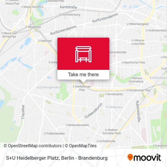 Карта S+U Heidelberger Platz