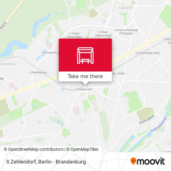 S Zehlendorf map