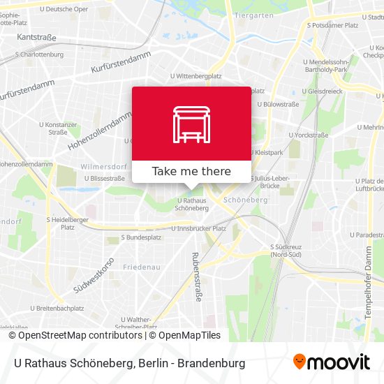 U Rathaus Schöneberg map