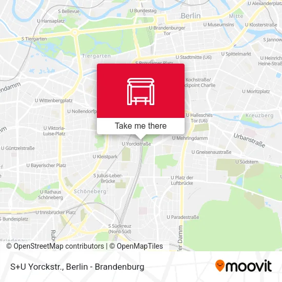 Карта S+U Yorckstr.