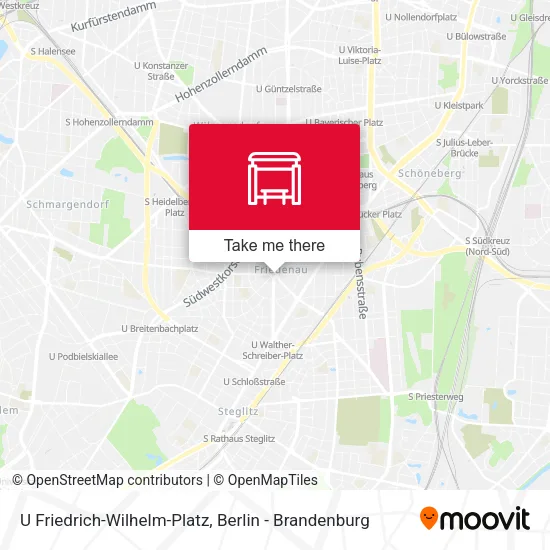 Карта U Friedrich-Wilhelm-Platz