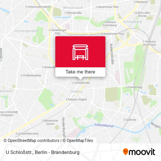Карта U Schloßstr.