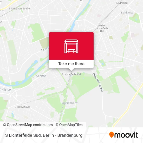 S Lichterfelde Süd map