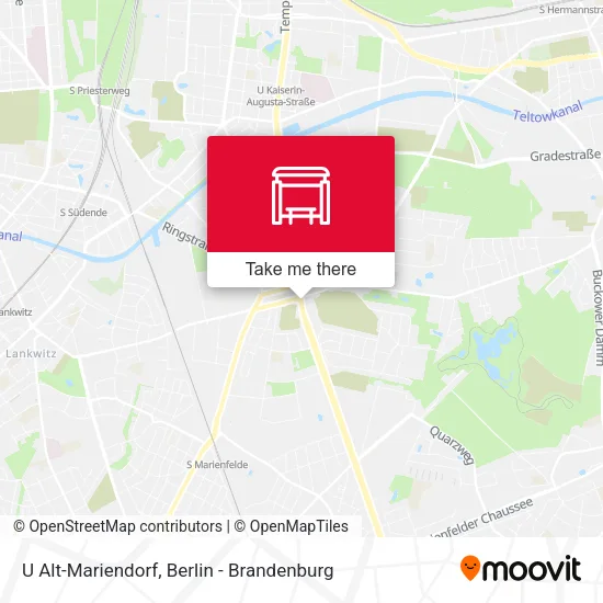 Карта U Alt-Mariendorf