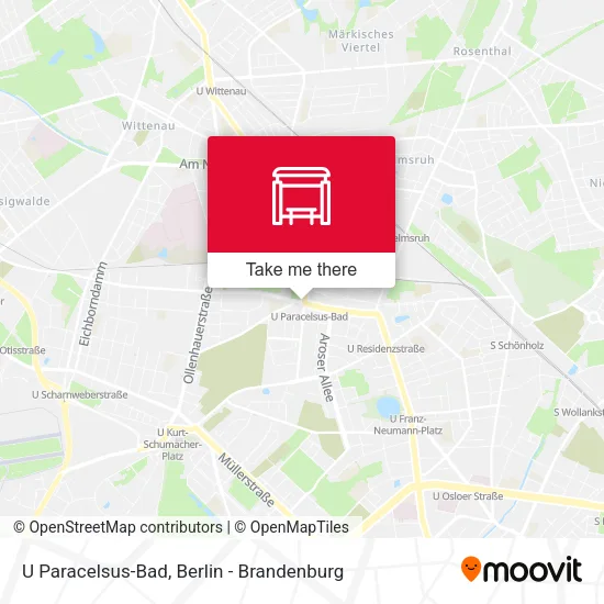 U Paracelsus-Bad map
