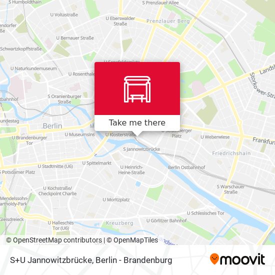 S+U Jannowitzbrücke map
