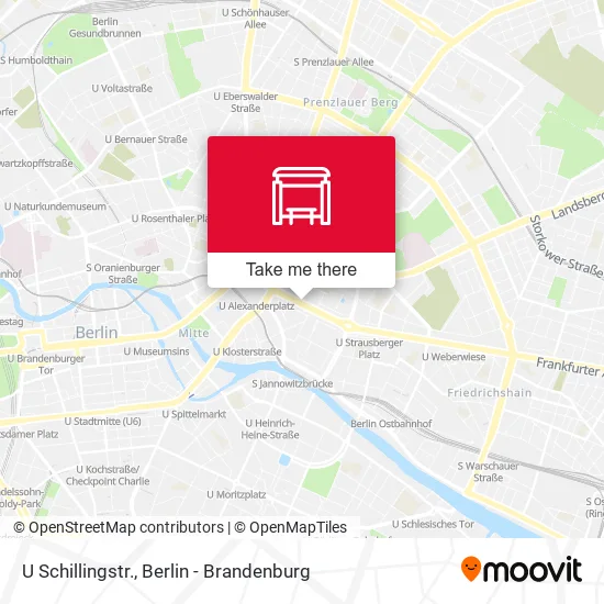 Карта U Schillingstr.