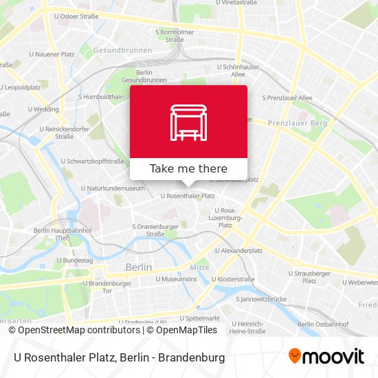 U Rosenthaler Platz map