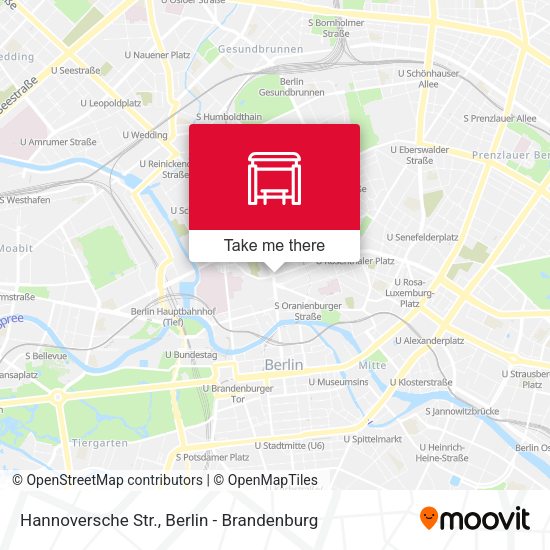 Карта Hannoversche Str.