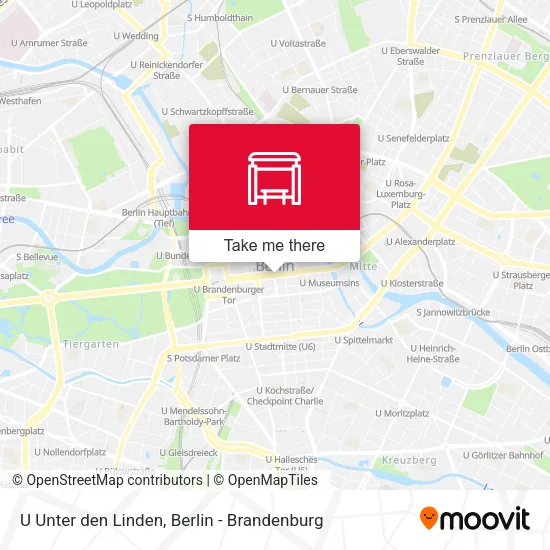 U Unter den Linden map