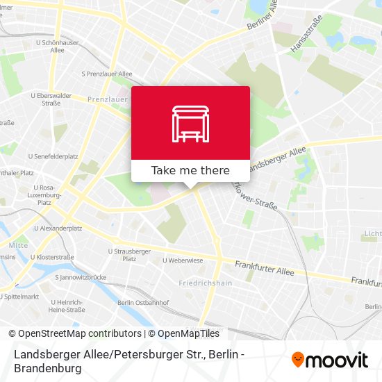 Landsberger Allee / Petersburger Str. map